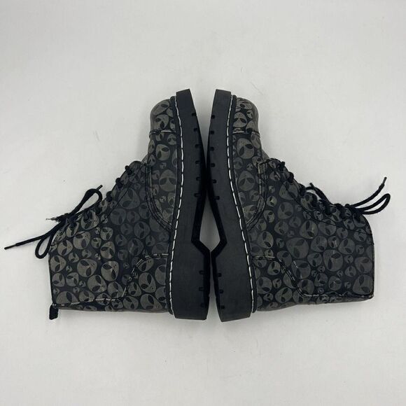 Anarchic byTuk Boots Alien Anarchy Glow Shoes Boots Size 7 Womens Combat Lace Up - Picture 9 of 10